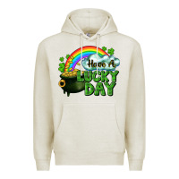 Oatmeal Heather Have a lucky day Premium Hoodie - CowGirlArtShop
