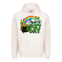 Pale Pink Have a lucky day Premium Hoodie - CowGirlArtShop