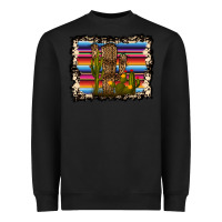 Black Serape Cactus Heavyweight Sweatshirt - Bettercallsaul