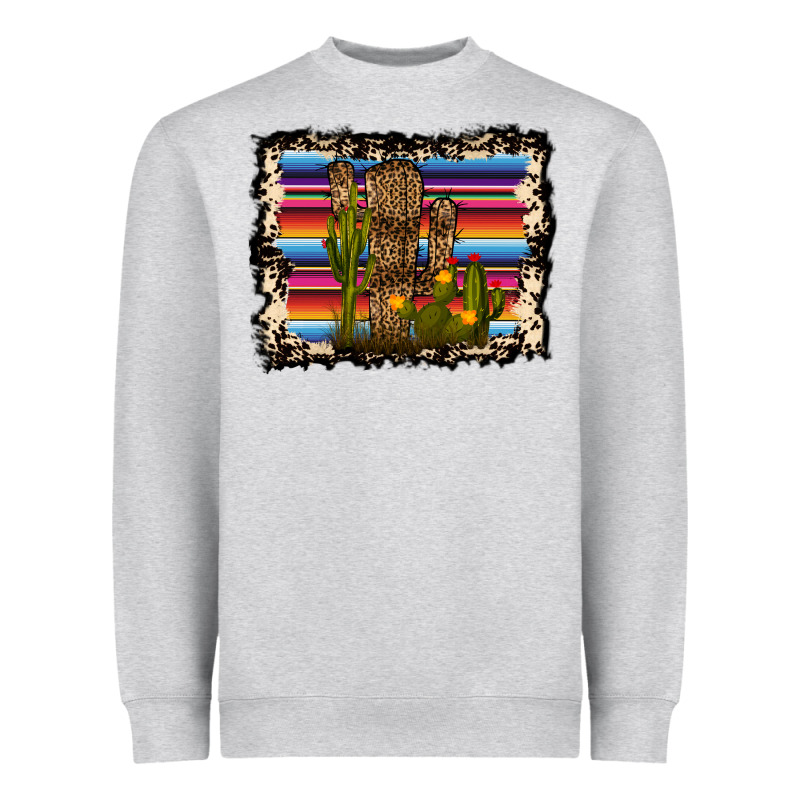 Serape Cactus Heavyweight Sweatshirt by Bettercallsaul | Teevron