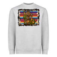 Heather Grey Serape Cactus Heavyweight Sweatshirt - Bettercallsaul