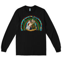 Black holy family rainbow Long Sleeve Tee - RanaPortraitStore