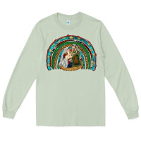 Matcha holy family rainbow Long Sleeve Tee - RanaPortraitStore