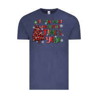 Vintage Denim its wonderful time of the year Vintage Tee - MaliasSmallBusiness