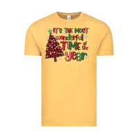 Vintage Mustard its wonderful time of the year Vintage Tee - MaliasSmallBusiness