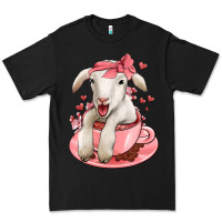 Black valentines day lamb Premium Tee - Jasminsmagicworld