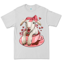 Dove Grey valentines day lamb Premium Tee - Jasminsmagicworld