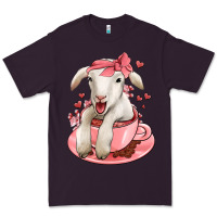 Plum valentines day lamb Premium Tee - Jasminsmagicworld