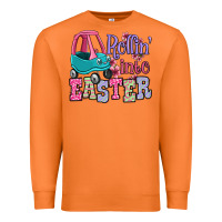 Carrot Easter Day Rollin into Easter toddler car Premium Sweatshirt - OliviaCreatesArt