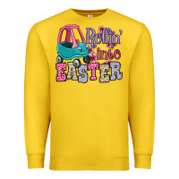 Lemon Easter Day Rollin into Easter toddler car Premium Sweatshirt - OliviaCreatesArt
