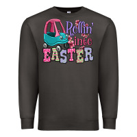 Smoke Easter Day Rollin into Easter toddler car Premium Sweatshirt - OliviaCreatesArt