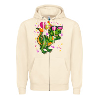 Sandshell birthday t rex pink Zipper Hoodie - CowGirlArtShop