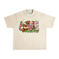 Sandshell love christmas deer Urban Heavy Tee - MaliasSmallBusiness