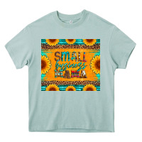 Arona small business mama leopard turquoise aztec serape cowhide sunflowers Heavy Core Tee - Artiststas