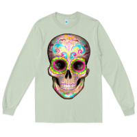 Matcha Mexican Skull Long Sleeve Tee - Artiststas