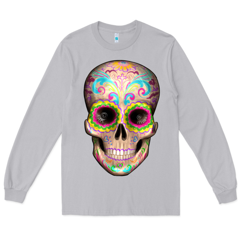 Mexican Skull Long Sleeve Tee by Artiststas | Teevron