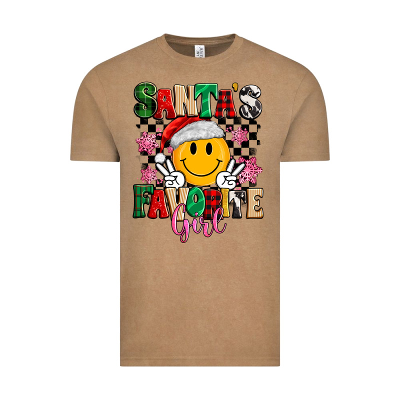 Santas Favorite Girl Vintage Tee by MaliasSmallBusiness | Teevron