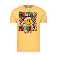 Vintage Mustard santas favorite girl Vintage Tee - MaliasSmallBusiness