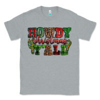Heather Grey Howdy Christmas y'all Classic Tee - NancyCooperArtShop