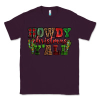 Plum Howdy Christmas y'all Classic Tee - NancyCooperArtShop