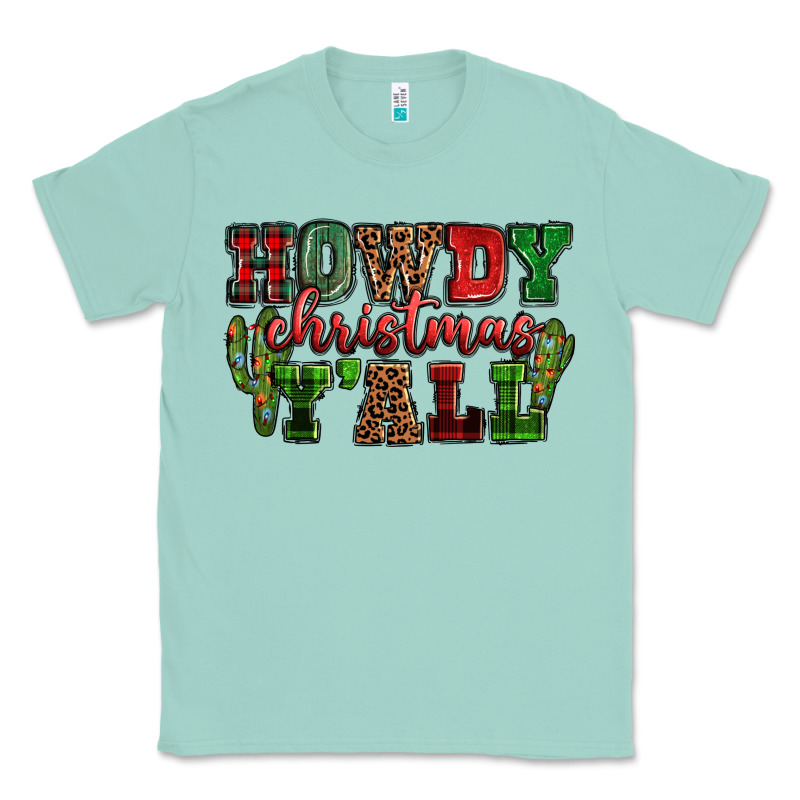Howdy Christmas Y'all Classic Tee by NancyCooperArtShop | Teevron