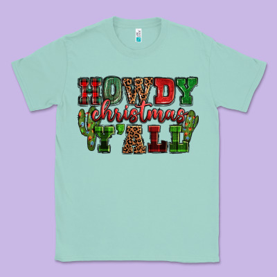 Howdy Christmas Y'all Classic Tee Designed By Nancycooperartshop