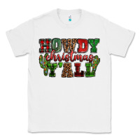 White Howdy Christmas y'all Classic Tee - NancyCooperArtShop