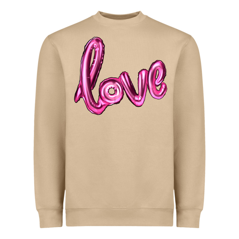 Valentine's Day Love Balloon Heavyweight Sweatshirt by RanaPortraitStore | Teevron