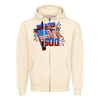 Sandshell one nation under god Zipper Hoodie - CowGirlArtShop