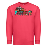 Cardinal western cowboy hat punchy Premium Sweatshirt - OliviaCreatesArt