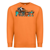 Carrot western cowboy hat punchy Premium Sweatshirt - OliviaCreatesArt