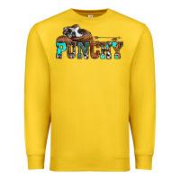Lemon western cowboy hat punchy Premium Sweatshirt - OliviaCreatesArt