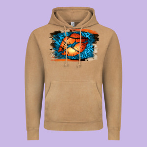 Basketball Lips Vintage Hoodie Designed By Jasminsmagicworld