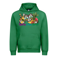 Emerald Peace Love Summer Urban Hoodie - CowhideDigitalArt