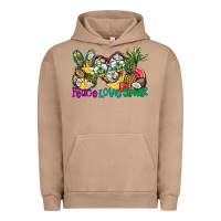 Pigment Burro Peace Love Summer Urban Hoodie - CowhideDigitalArt
