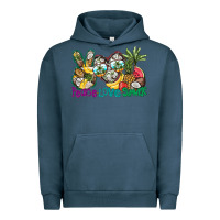 Pigment Midnight Navy Peace Love Summer Urban Hoodie - CowhideDigitalArt