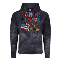 Cloud Black honor the brave Vintage Hoodie - MaliasSmallBusiness