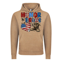 Vintage Coffee honor the brave Vintage Hoodie - MaliasSmallBusiness