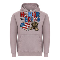 Vintage Zinc honor the brave Vintage Hoodie - MaliasSmallBusiness