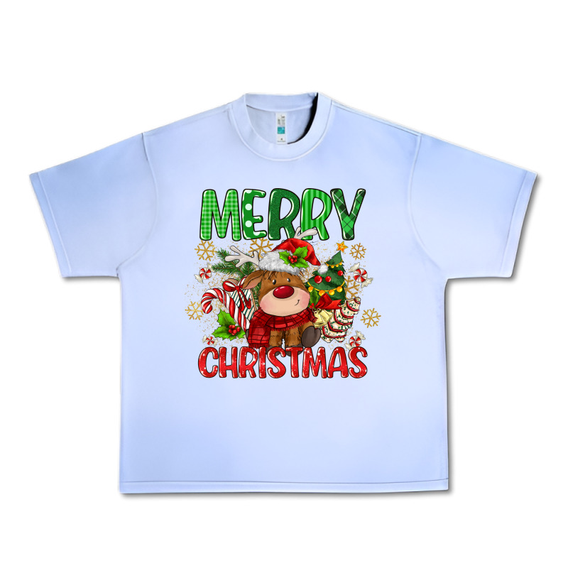Merry Christmas Deer Urban Heavy Tee by MaliasSmallBusiness | Teevron