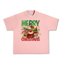 Salmon merry christmas deer Urban Heavy Tee - MaliasSmallBusiness