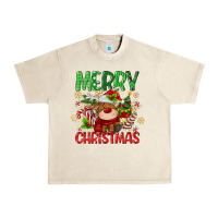 Sandshell merry christmas deer Urban Heavy Tee - MaliasSmallBusiness