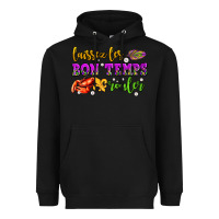 Black laissez les bon temps rouler olivia  (1) Heavyweight Hoodie - OliviaCreatesArt