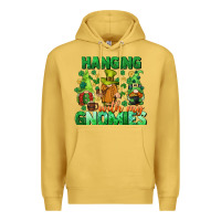 Antique Gold St. Patrick's Day gnomes Premium Hoodie - CowGirlArtShop