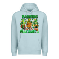 Blue Mist St. Patrick's Day gnomes Premium Hoodie - CowGirlArtShop