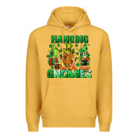 Mustard St. Patrick's Day gnomes Premium Hoodie - CowGirlArtShop