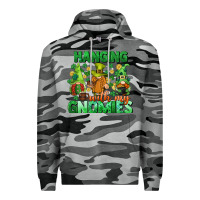 Slate Camo St. Patrick's Day gnomes Premium Hoodie - CowGirlArtShop