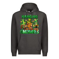 Smoke St. Patrick's Day gnomes Premium Hoodie - CowGirlArtShop
