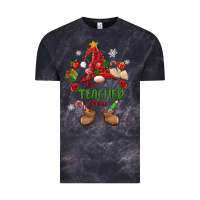 Cloud Black the teacher gnome christmas Vintage Tee - MaliasSmallBusiness