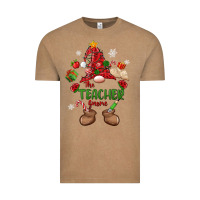 Vintage Coffee the teacher gnome christmas Vintage Tee - MaliasSmallBusiness